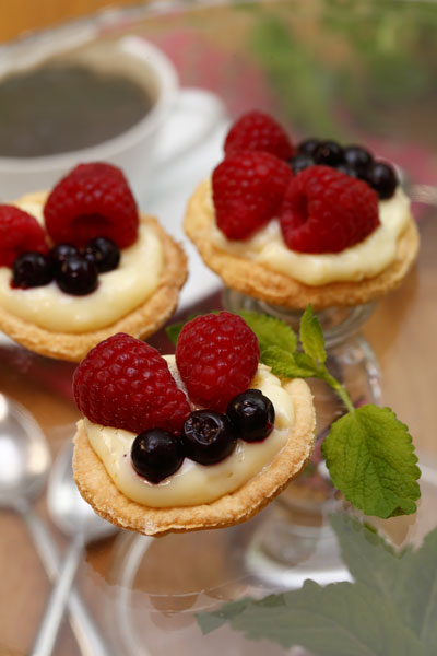 Desserts mit Beeren