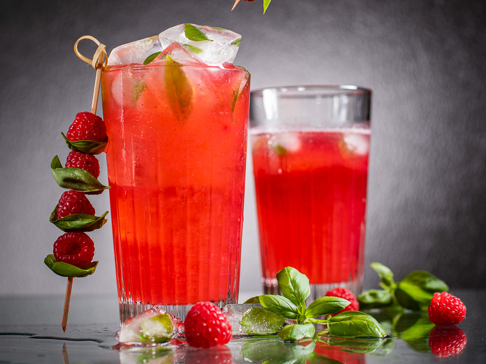Alkoholfreier Himbeer-Tonic Alkoholfreier Himbeer-Tonic