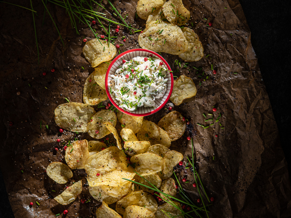 Feta-Frischkäsecreme mit Apfel Feta-Frischkäsecreme mit Apfel