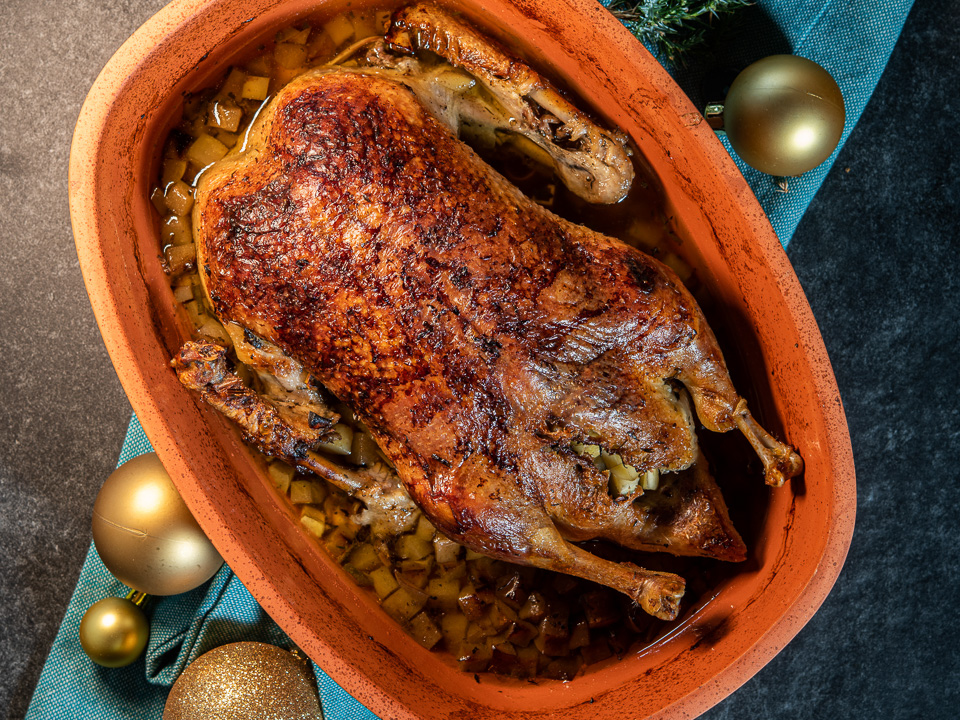 Entenbraten mit Äpfeln und Pastinaken Entenbraten mit Äpfeln und Pastinaken