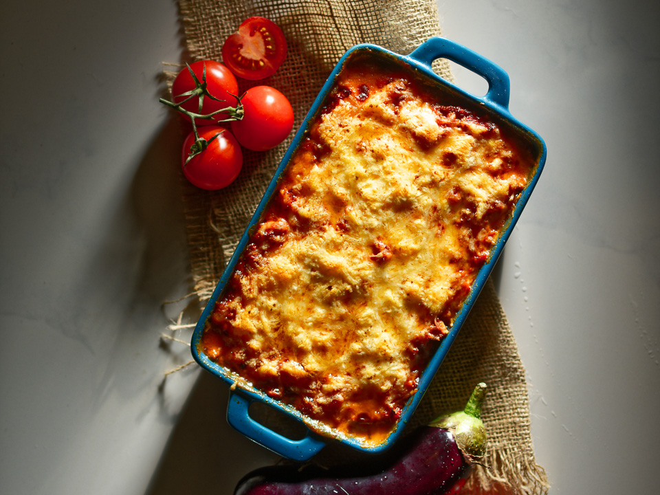 Zucchini-Auberginen-Lasagne Zucchini-Auberginen-Lasagne