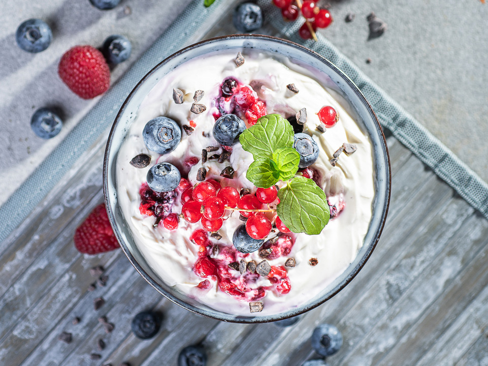 Beeren-Stracciatella-Quark Beeren-Stracciatella-Quark