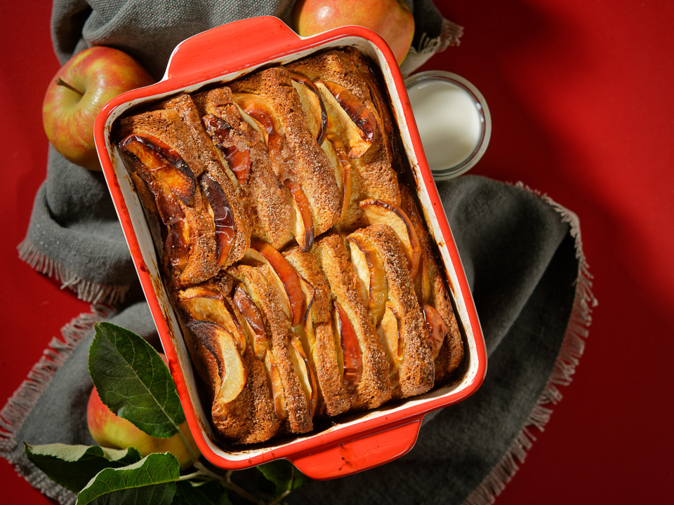 French-Toast-Auflauf mit Apfel French-Toast-Auflauf mit Apfel