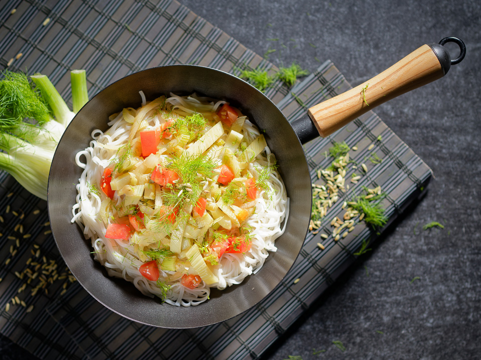 Fenchel in Sake und Ingwer Fenchel in Sake und Ingwer