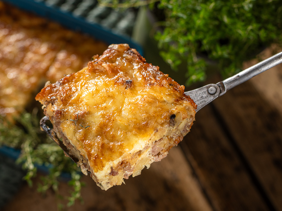 Pastinaken-Hack-Gratin Pastinaken-Hack-Gratin