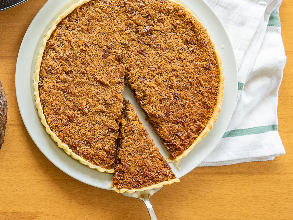 Coco-Pecan-Pie (Kokos-Pekannuss-Kuchen) Coco-Pecan-Pie (Kokos-Pekannuss-Kuchen)