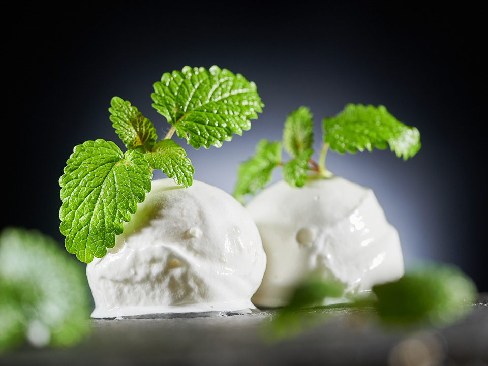 Zitronensorbet mit Wodka