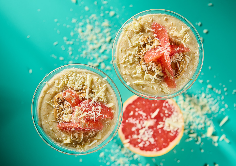 Grießflammeri mit Grapefruit