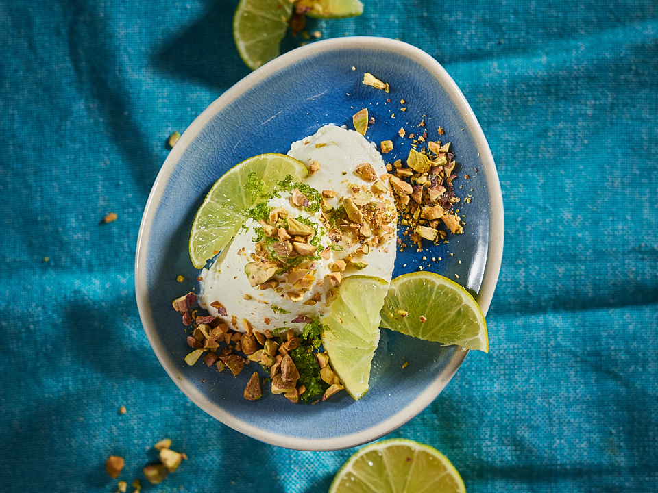Joghurtmousse mit Limette