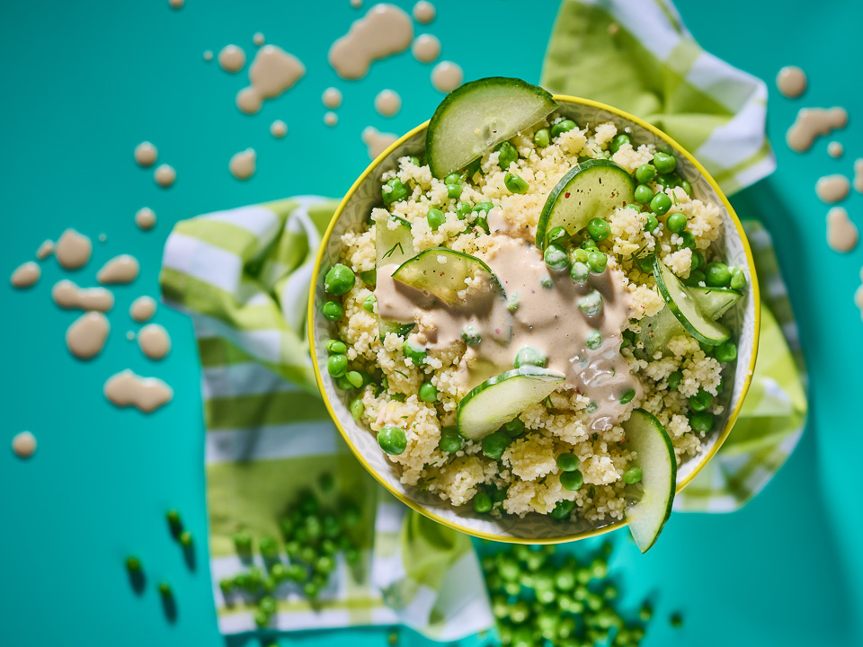 Couscous-Erbsen-Salat mit Dill Couscous-Erbsen-Salat mit Dill