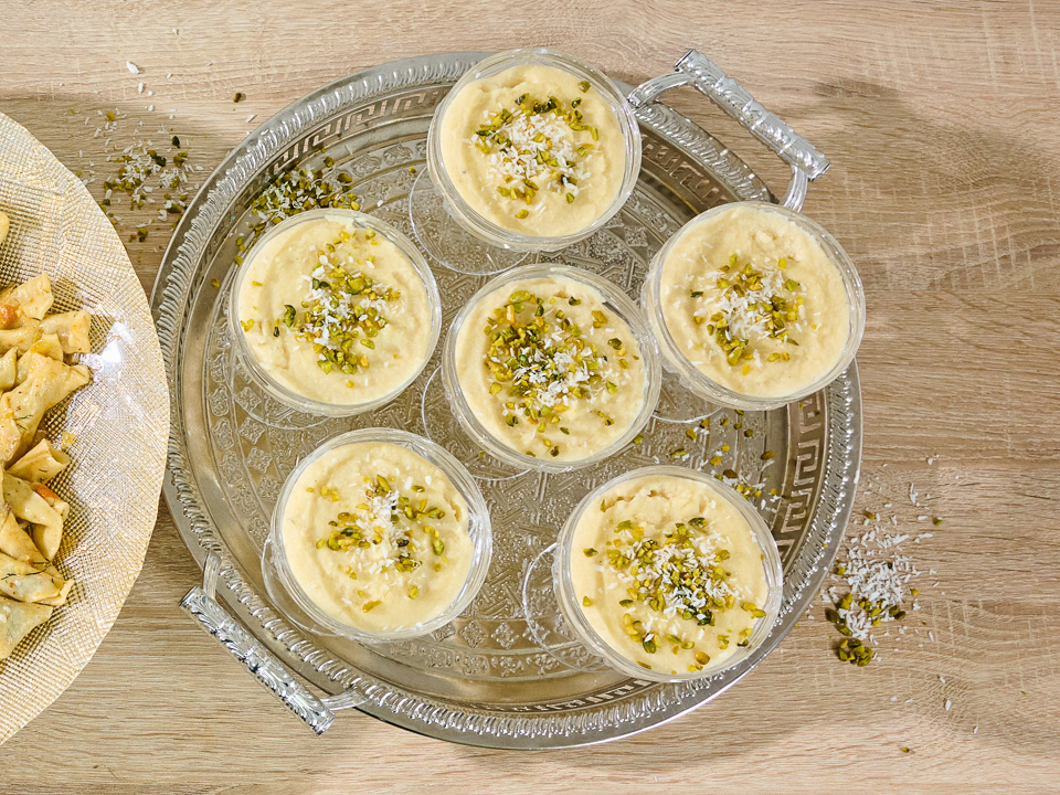 Keskül (Osmanischer Mandelpudding)