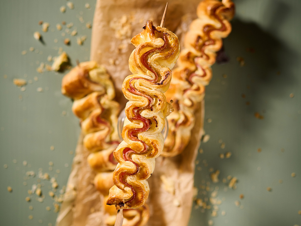Blätterteigspieße Blätterteigspieße