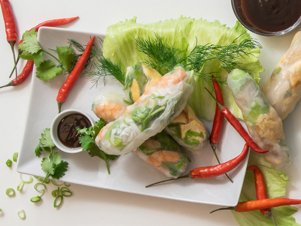 Gỏi Cuốn (Vietnamesische Sommerrollen)