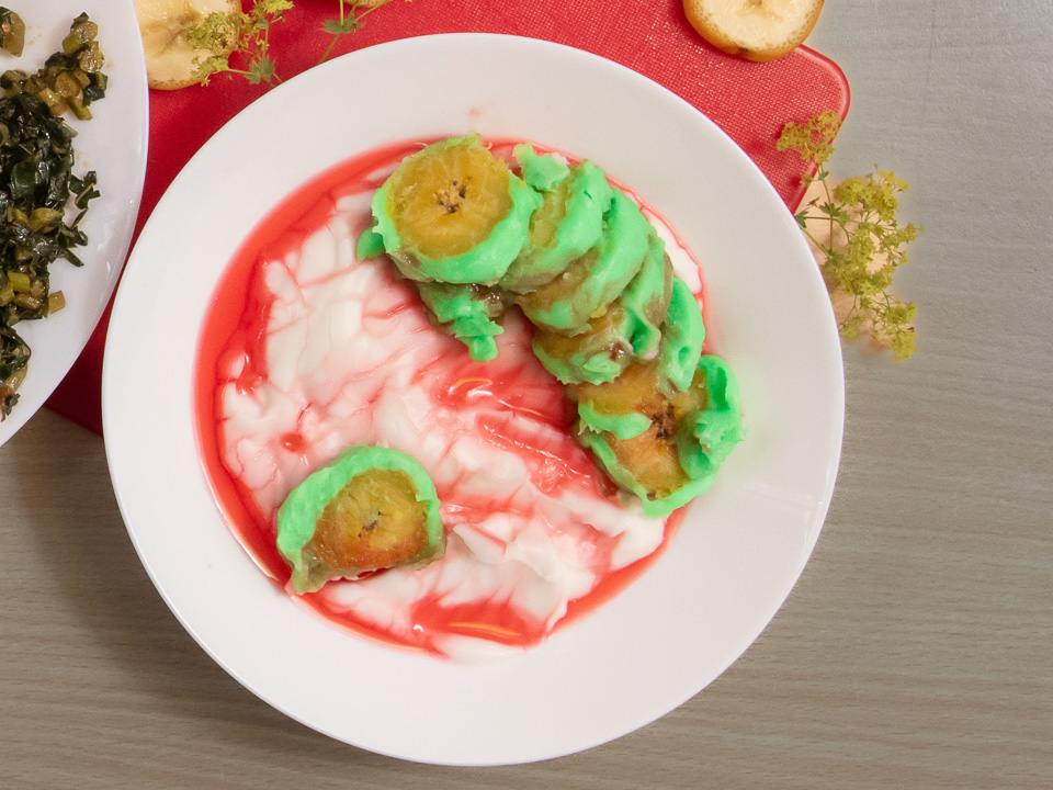 Pisang ijo (Grüne Bananen)