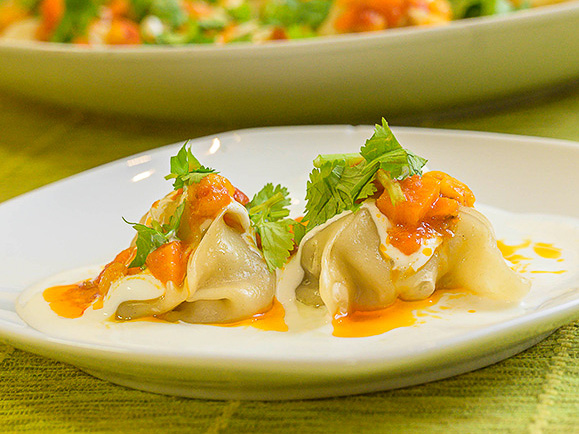Mantu (Hackfleischtaschen)
