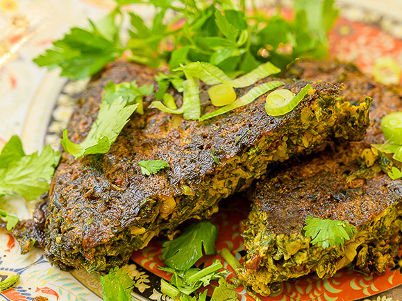 Kuku Sabzi (Kräuteromelett) Kuku Sabzi (Kräuteromelett)