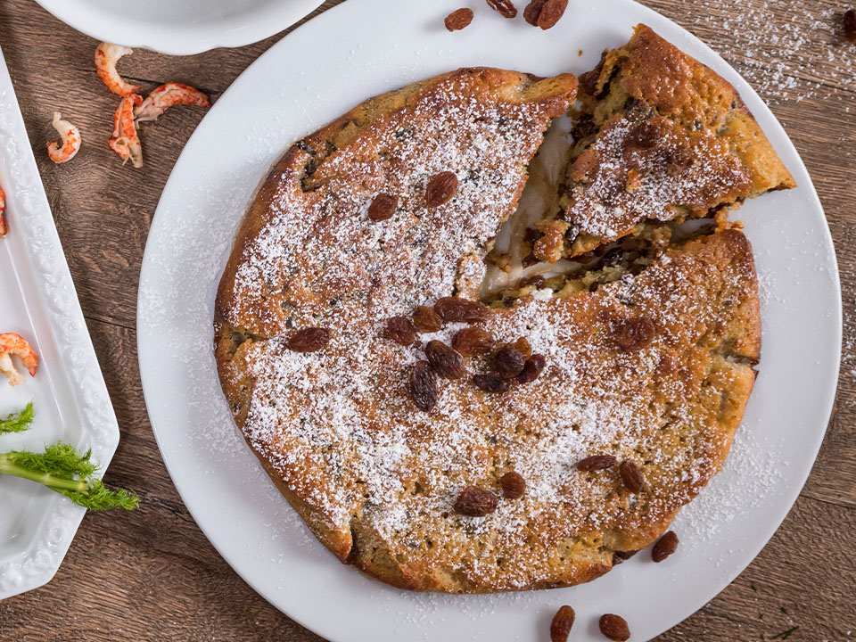 Pyrig z rodzinkamy (Rosinenkuchen) Pyrig z rodzinkamy (Rosinenkuchen)