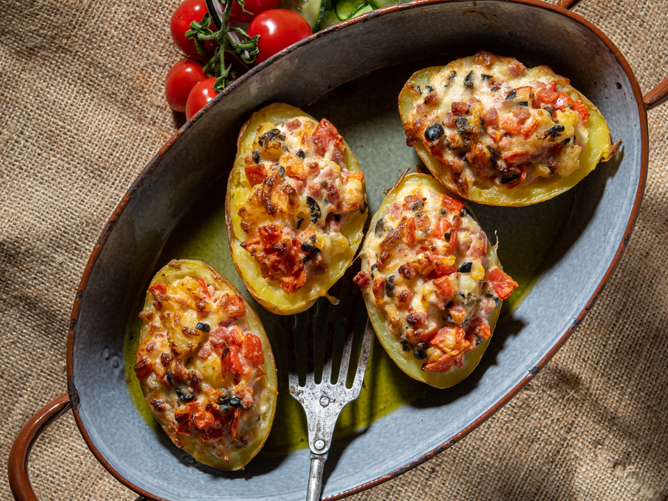 Mediterrane Kartoffelhälften Mediterrane Kartoffelhälften