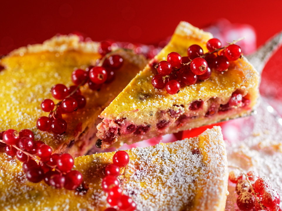 Johannisbeer-Skyr-Kuchen