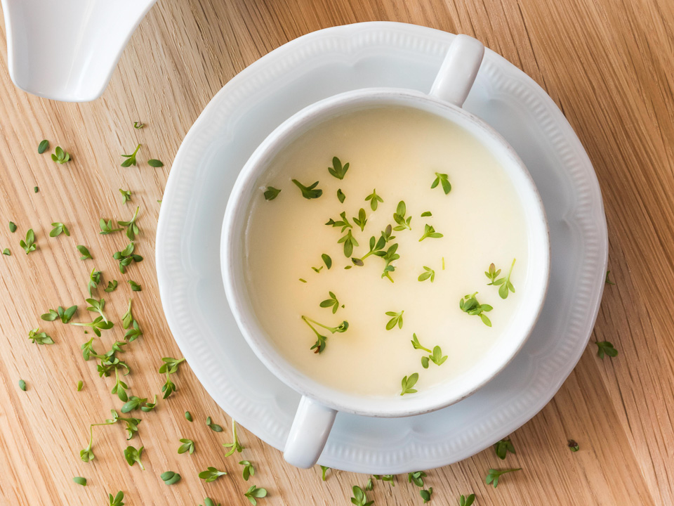 Spargelcremesuppe Spargelcremesuppe
