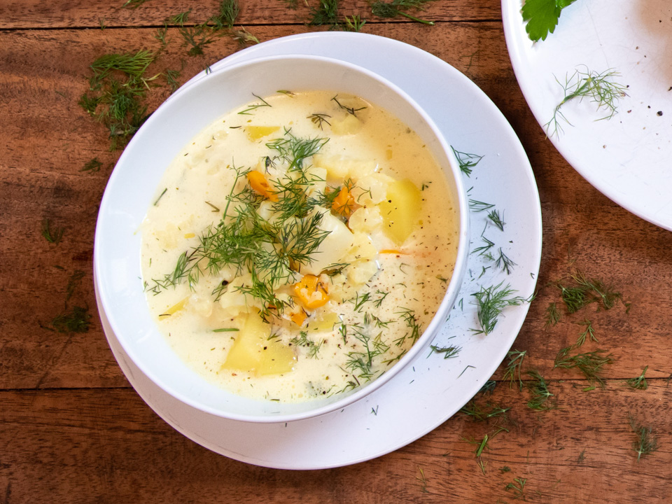 Zupa kalafiorowa (Blumenkohlsuppe) Zupa kalafiorowa (Blumenkohlsuppe)
