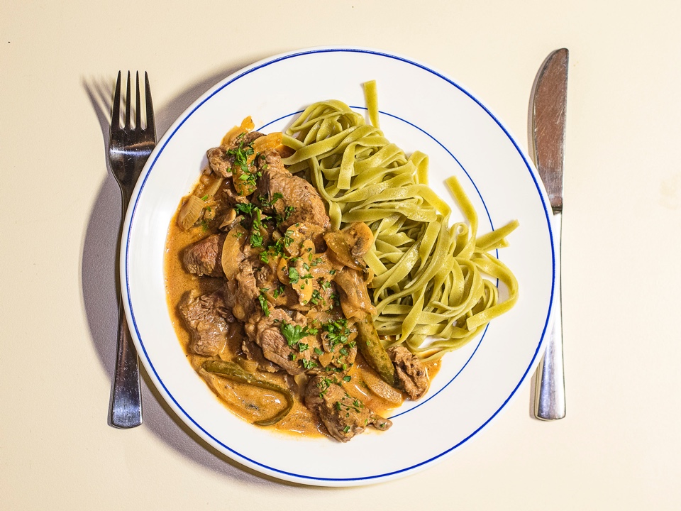 Bœuf Stroganoff