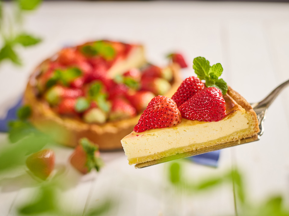 Erdbeer-Käsekuchen Erdbeer-Käsekuchen