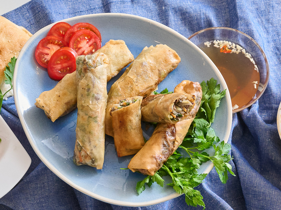 Nem rán (Frittierte Frühlingsrollen) Nem rán (Frittierte Frühlingsrollen)