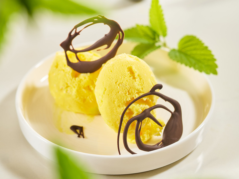Mango-Eiscreme Mango-Eiscreme