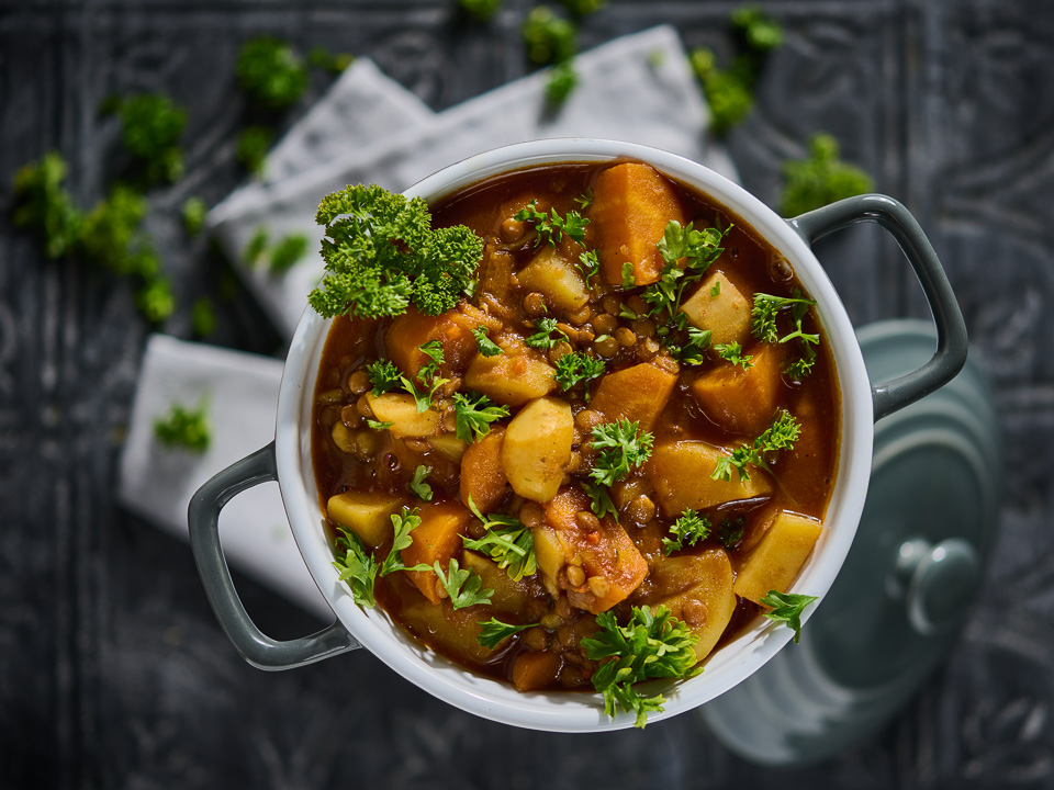 Kartoffel-Linsen-Topf