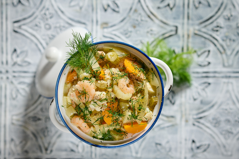 Fischeintopf mit Fenchel