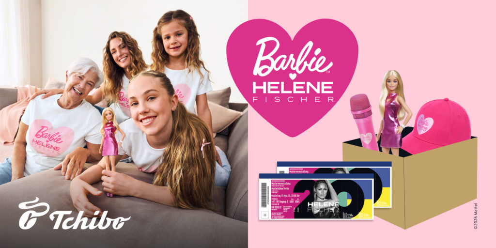 Tchibo „Barbie™ x Helene Fischer“ Gewinnspiel