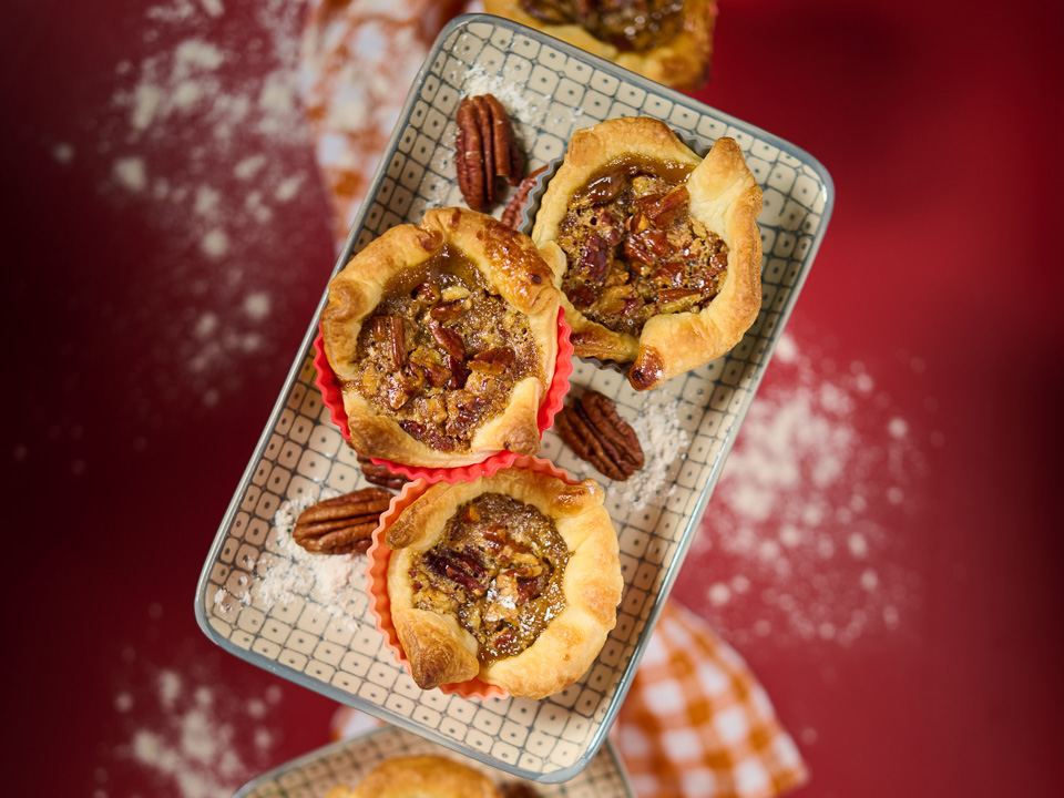 Butter Tarts mit Ahornsirup