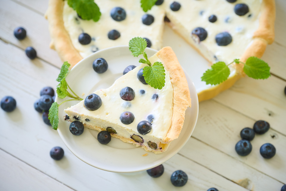 Heidelbeer-Skyr-Tarte