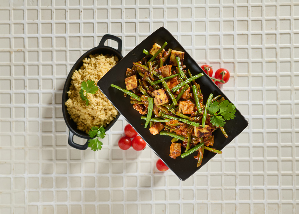 Vegane Bohnenpfanne