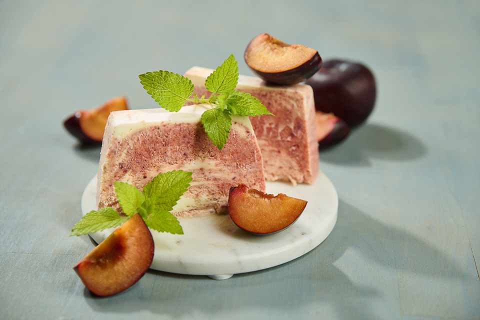 Pflaumen-Quark-Parfait